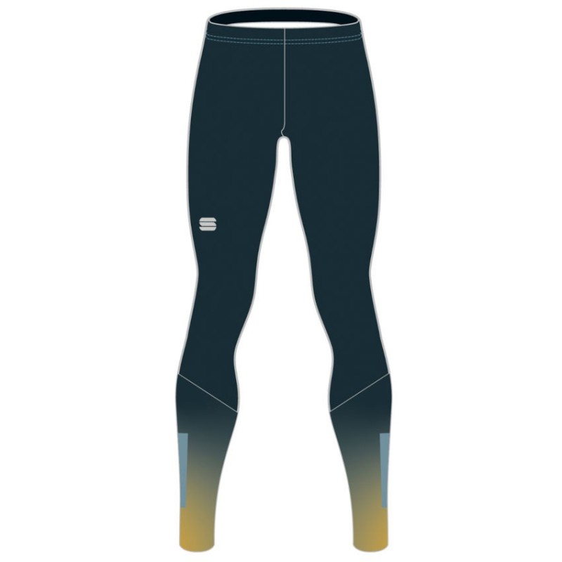 низ комбинезона Sportful Apex Race Tight 2021 тёмно-серый с жёлтым низ комбинезона Sportful Apex Race Tight 2021 тёмно-серый с жёлтым
